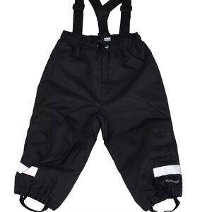 Villervalla Black Bib Style Snow Pant Trousers Sz 116cm